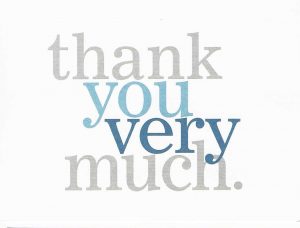 Thank You From Joyce Rushton photo 1